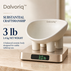 Dalvoriq™ Sculptural Ceramic Accent Vessel – Organic Modern Decorative Home Piece