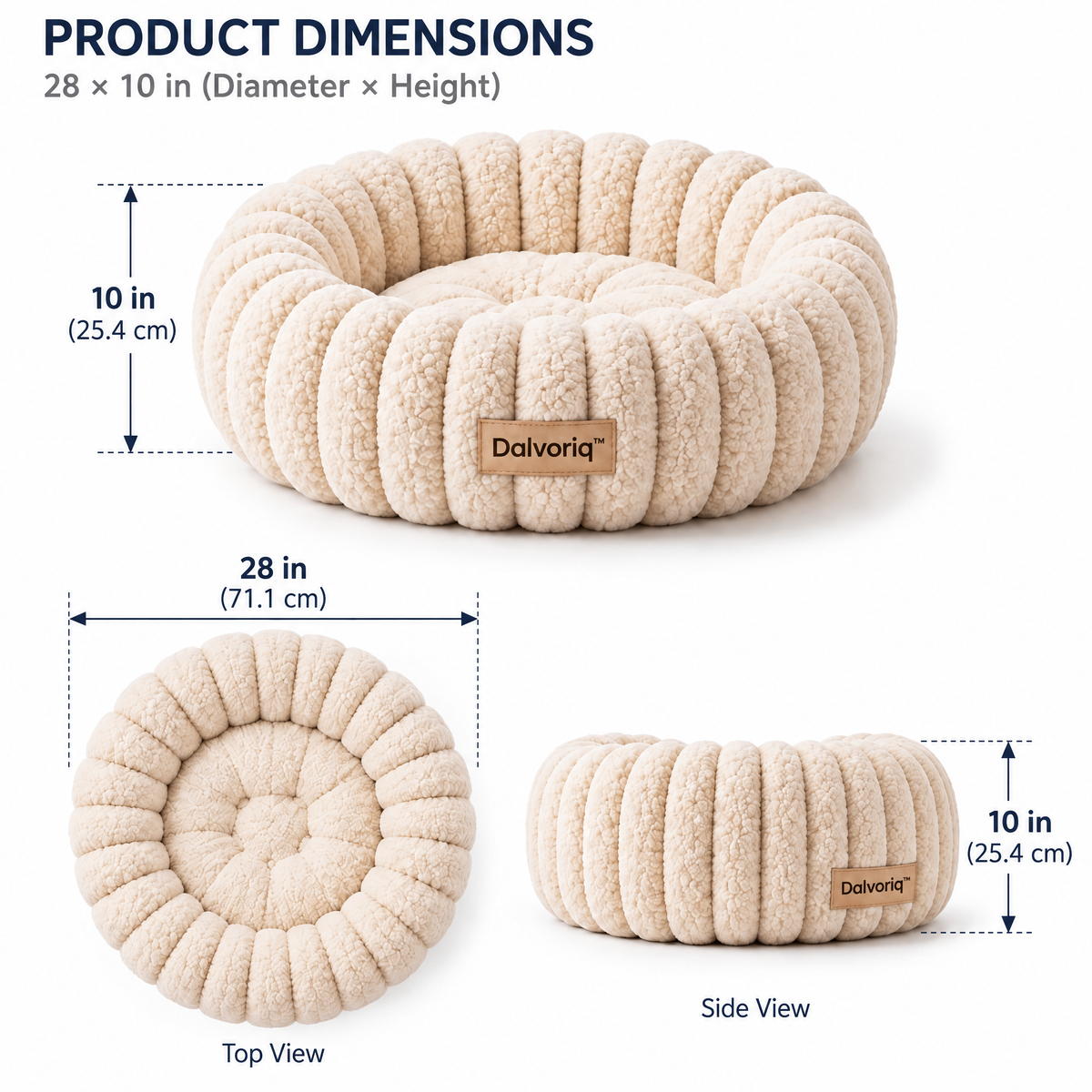 Dalvoriq™ Sculptural Ceramic Decorative Bowl – Organic Modern Home Accent