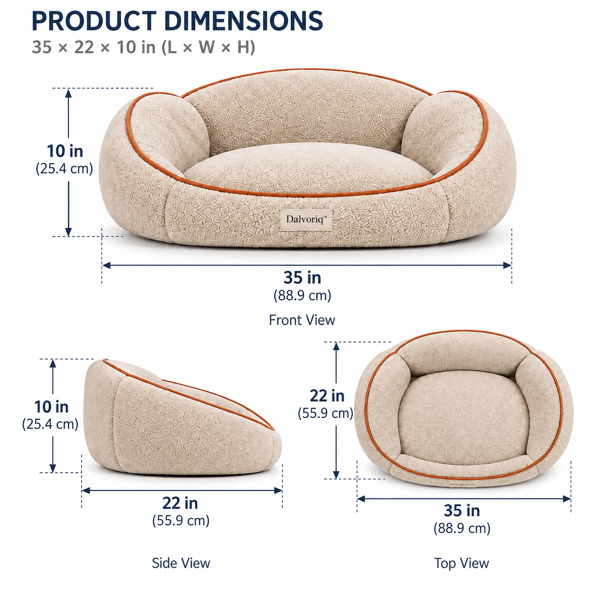 Dalvoriq™ Organic Sculptural Accent Piece – Modern Decorative Home Art