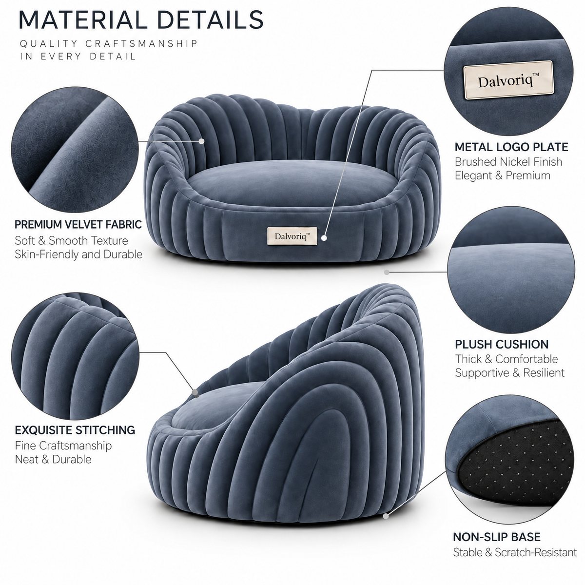 Dalvoriq™ Organic Sculptural Decor Piece – Modern Art-Inspired Home Accent