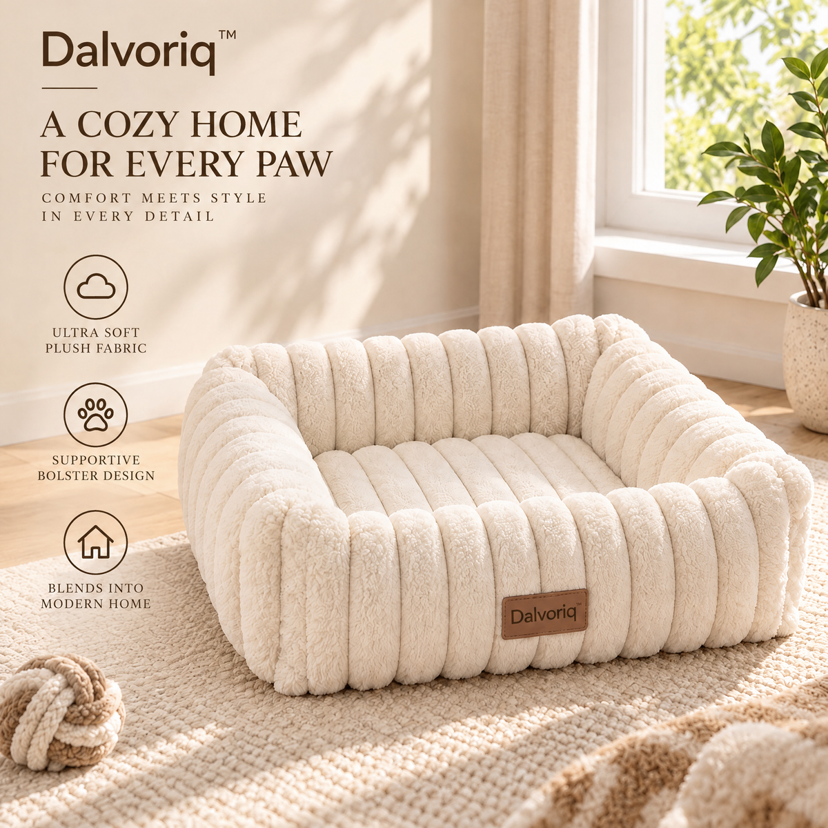 Dalvoriq™ Sculptural Ceramic Vessel – Organic Modern Decorative Home Accent