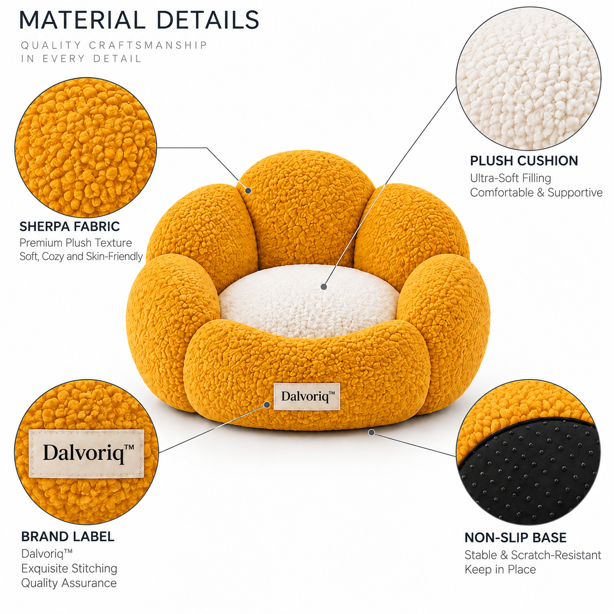 Dalvoriq™ Sculptural Ceramic Centerpiece – Organic Modern Decorative Home Accent