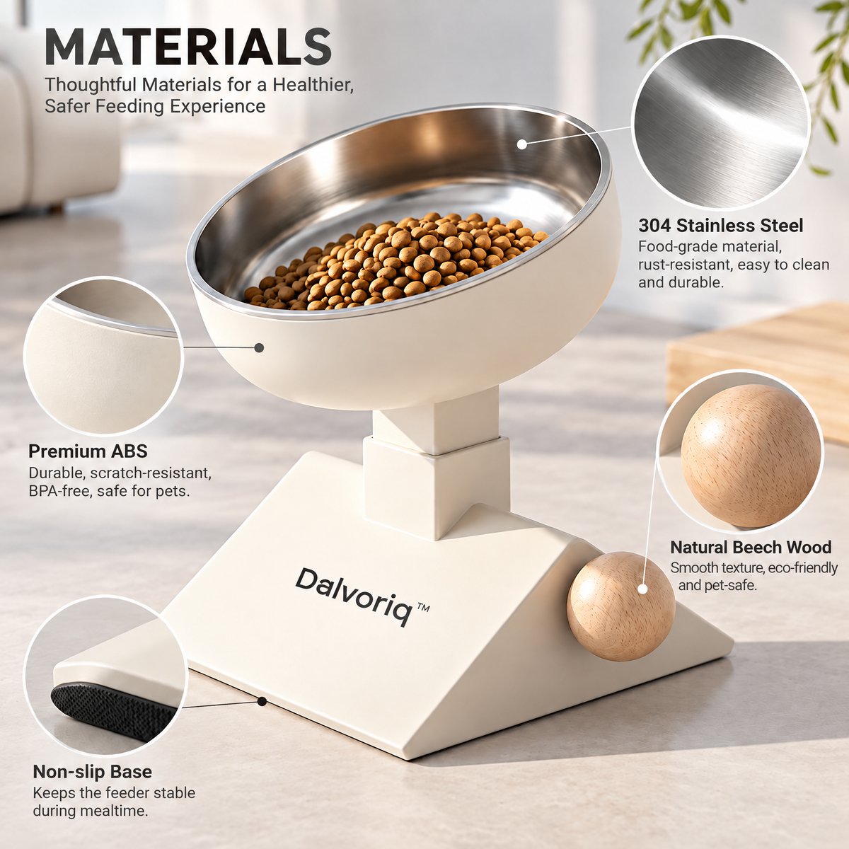 Dalvoriq™ Organic Sculptural Ceramic Centerpiece – Modern Decorative Home Accent