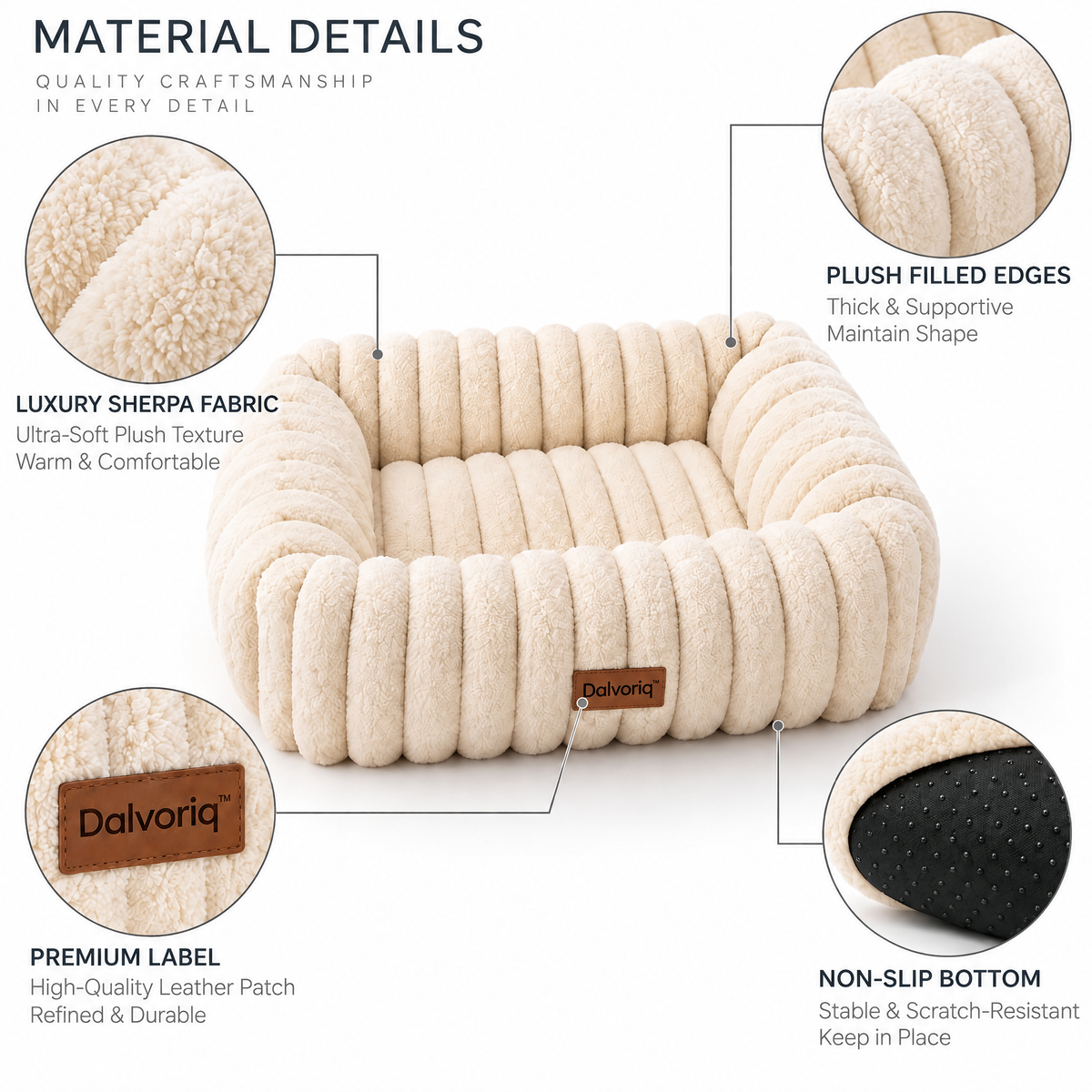 Dalvoriq™ Sculptural Ceramic Vessel – Organic Modern Decorative Home Accent