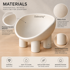 Dalvoriq™ Sculptural Ceramic Accent Vessel – Organic Modern Decorative Home Piece