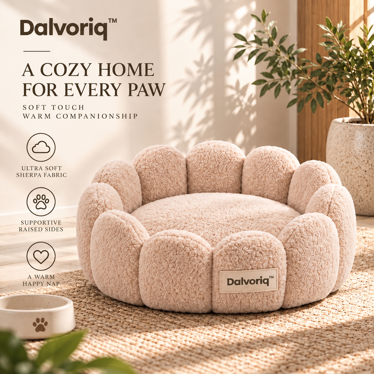 Dalvoriq™ Sculptural Ceramic Vessel – Organic Modern Decorative Home Accent