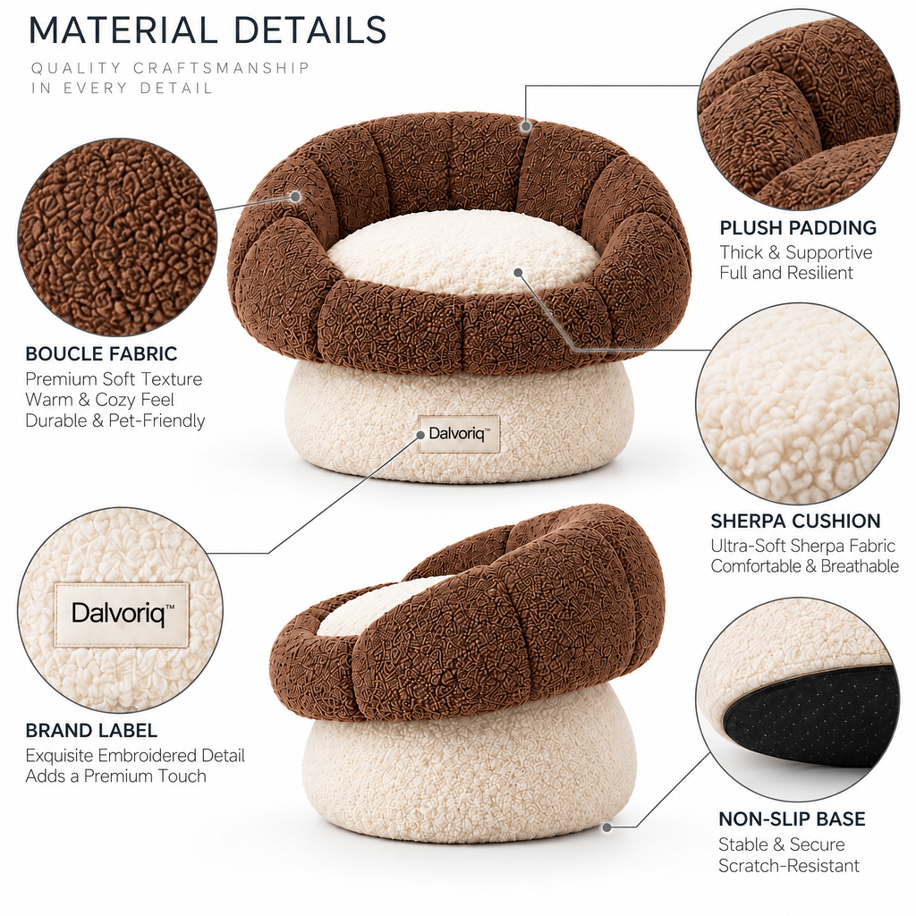 Dalvoriq™ Sculptural Ceramic Accent Bowl – Organic Modern Decorative Home Piece