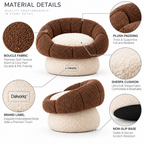 Dalvoriq™ Sculptural Ceramic Accent Bowl – Organic Modern Decorative Home Piece