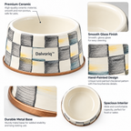 Dalvoriq™ Organic Sculptural Ceramic Bowl – Modern Decorative Centerpiece for Elegant Homes