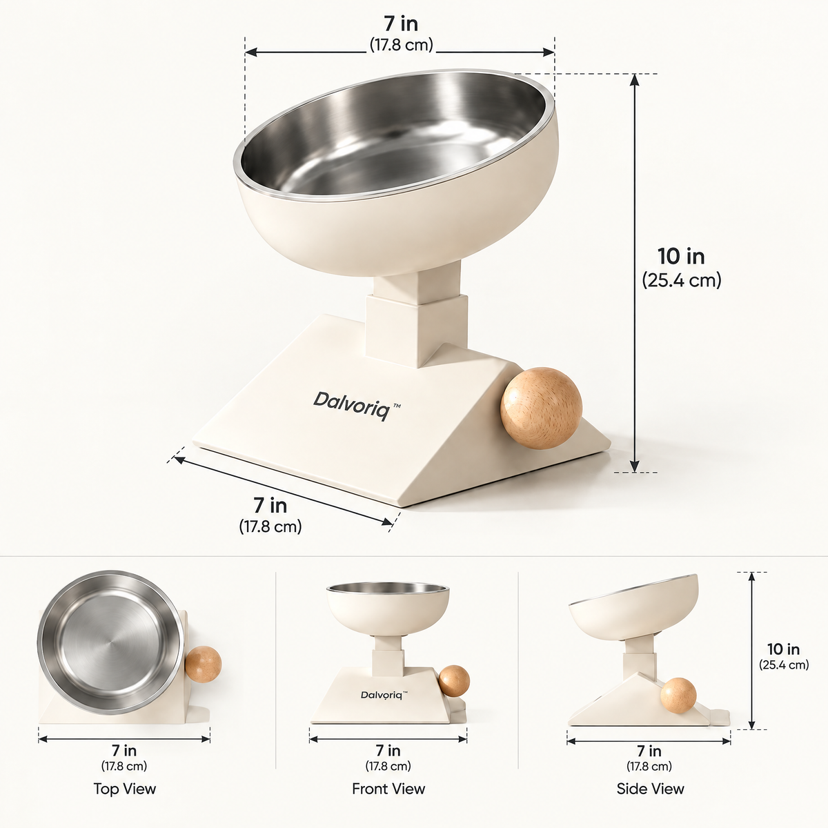 Dalvoriq™ Organic Sculptural Ceramic Centerpiece – Modern Decorative Home Accent